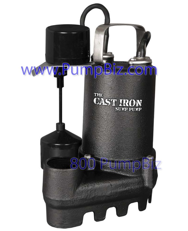 glentronics Pro Series - CIS-50V: Cast Iron Sump pump 