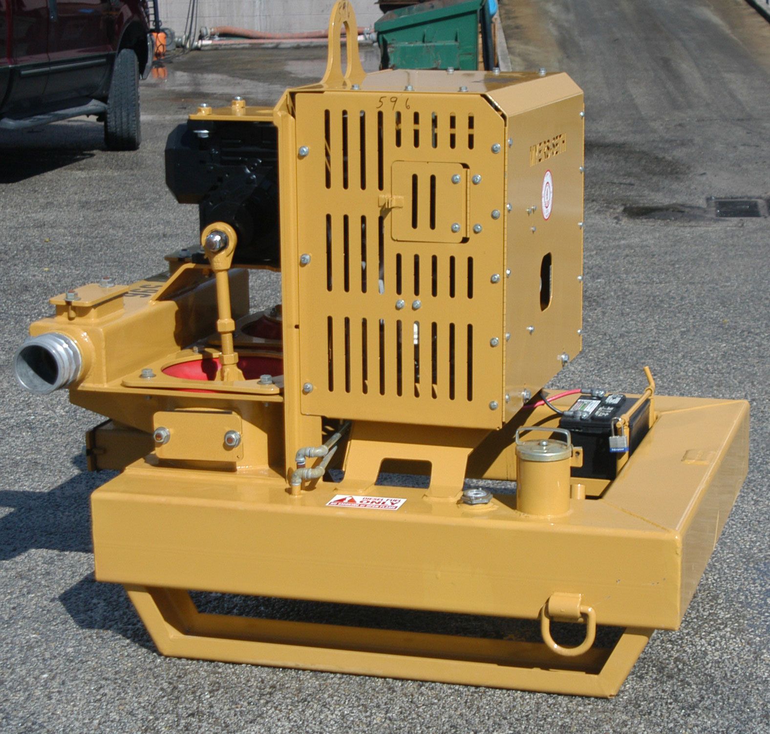 Myers-Seth DD-4HAS Industrial Diaphragm pump Diesel Skid