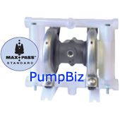 All-Flo PE-038 PP Air Operated Double Diaphragm Pump Bolted Series