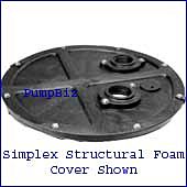 PumpBiz JC24SF 24 in.  FRP Simplex Cover