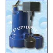 Power-Flo PF50A-X Sump Pump: 1/2 HP, 20 Foot cord,  Wide angle float switch