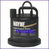 Wayne GFU110 1/10 HP Submersible Multi-Purpose Utility Pump