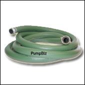 PumpBiz 1240-1250-25 1 1/4 x 25' PVC Water Hose Assembly