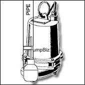 Barnes BP314A Submersible pump Auto. Sump pump