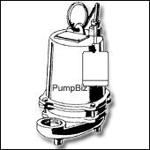 Barnes BP324HTAU High temperature sump pump.