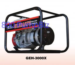 Koshin - GEH-3000X: 3KW Gas Generator 