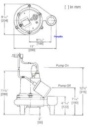 High Temperature Sump Pump 4/10HP