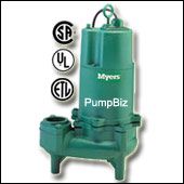 Myers - WHR20H-21: Sewage Pump 1ph-2hp