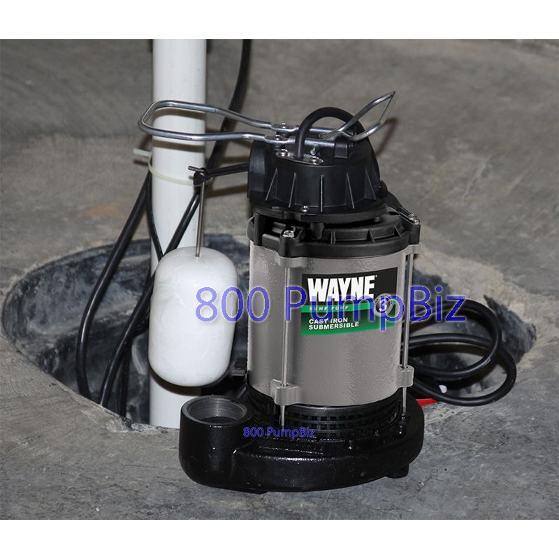 1/3 HP Wayne Submersible Sump Pumps With Float Switch