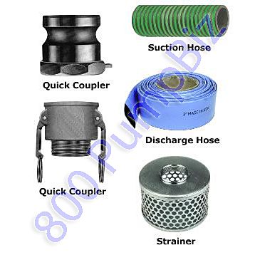 thumbnail image 2 of 4" X 50' Blue PVC Lay Flat Water Discharge Hose – Heavy-Duty, Free Shipping 2 of 6