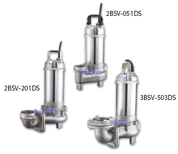 Barmesa 2BSV-101DS 72090062 Submersible 316 Stainless Sewage Pump