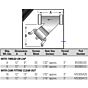 Generic Pump MS300A20 3 Y-Strainer 20 Screen Mesh w/ CAM fitting clean out