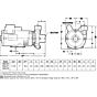 dimensions stainless 12DC-9812V DC High Pressure Washdown pump
