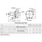 AMT Pumps - 4897-98: Pedestal Pump dimensions