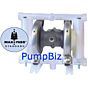 All-Flo PV-038 PP Air Operated Double Diaphragm Pump Bolted Series