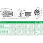 FTI DB11 Magnetic coupled pump dimensions