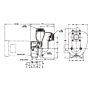 dimensions for FloMax 8 Pump w/ Motor