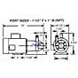 316SS Magdrive Pump EXP dimensions