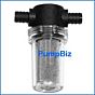 1 1/2" suction strainer -1/8" fine hole
