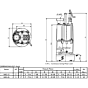 Tsurumi - NK2-15: NK Dewatering Pump HD HH dimensions