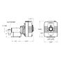 Barmesa - BSP25ICU pump dimensions