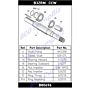 Berkeley B80696 Shaft Kit for B3ZRM