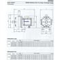 2CDXU70/206T2 2hp Ebara pump dimensions
