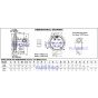 1 1/4" Electro-magnet clutch Bilge pump