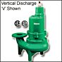 myers electric submersible 3" sewage pump 3whv30