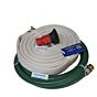 portable fire pump water hose kit and nozzle