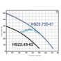 Tsurumi HSZ2.4S-62 submersible Pump flow