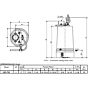LB800 Tsurumi Pump dimensions