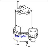 Barnes 3SEV1024L 3SE Septic tank pump