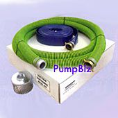 all weather suction hose kit water pump 3" quick connects assembly