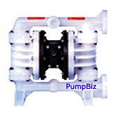 All-Flo KT-10 PVDF PVDF Air Operated Double Diaphragm Pump Bolted Series