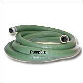 AMT C357-999-90 4 x 20' PVC Water Suction Hose Assembly