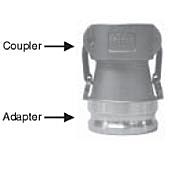Generic Pump 2030-DA-AL Reducing Coupler x Adapter-
