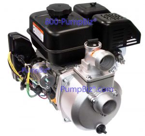 Semi-Trash Pump with electric start gas engine
