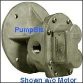 Bronze Rotary Gear Pump PEO w/ brkt, clutch, & relief valve