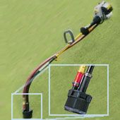 TF5 string trimmer pump attachment to weed wacker