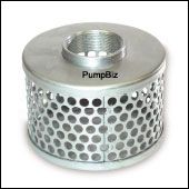 3" suction strainer metal