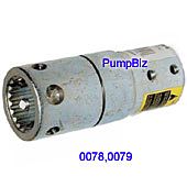 Hypro 1320-0079 1 3/8 PTO adapter 21 spline