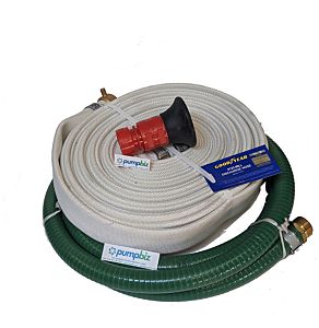 1.5in suction discharge hose kit fire water high pressure pump