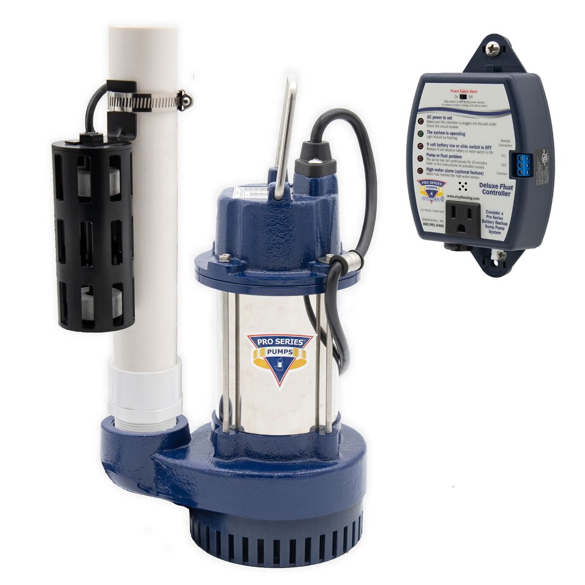 Sump pump Pro grade CI/SS