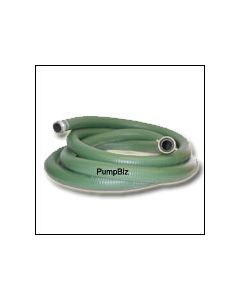 PumpBiz 1240-1250-25 1 1/4 x 25' PVC Water Hose Assembly