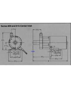 March 809-SS-HS-C-115V Stainless Circulation pump