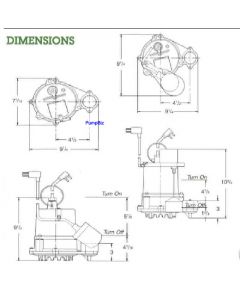 Submersible Sump Pump 1/3HP Auto