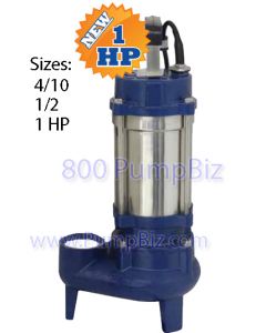 E7105 1hp submersible sewage pump