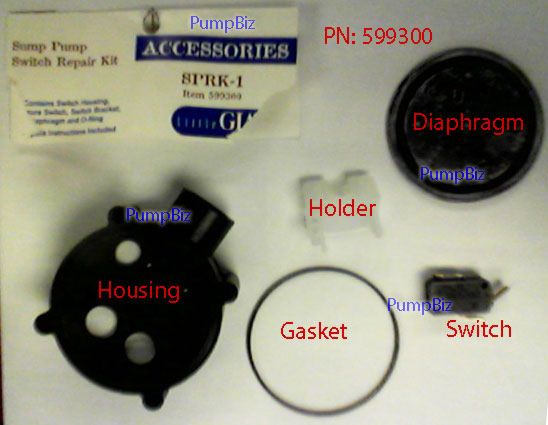 Little Giant 599300 SPRK-1 LG Diaphragm Switch kit