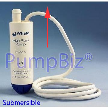 Whale GP1352 12V Submersible Water Pump - 13LPM - For Caravan, Motorhome, Boat